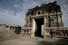 One of the Entrance gates inside Hampi Monument site, Karnataka, India